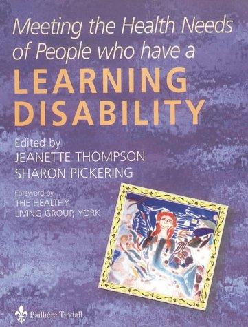 Cover for Health Needs of People with Learning Disability