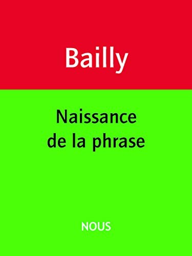Cover for Naissance de la phrase
