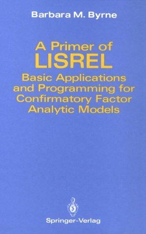 Cover for A primer of LISREL