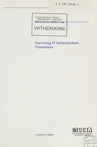 Cover for Surviving IT Infrastructure Transitions (IT Infrastructure Library)