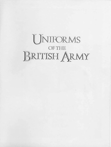 Cover for Uniforms of the British Army