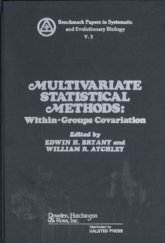 Cover for Multivariate Statistical Methods