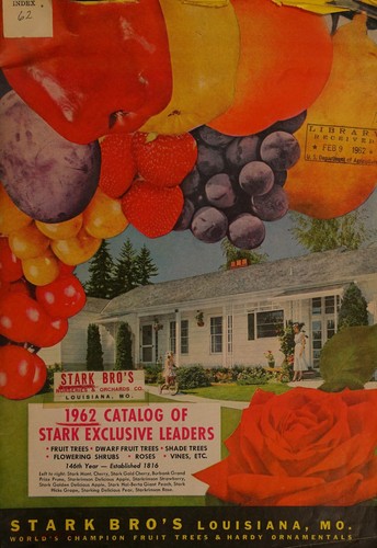 Cover for 1962 catalog of Stark exclusive leaders