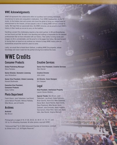 Cover for WWE 50