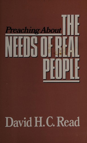 Cover for Preaching about the needs of real people