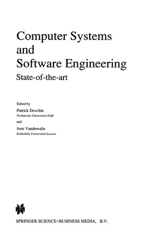 Cover for Computer Systems and Software Engineering