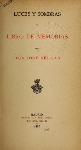 Cover for Luces y Sombras