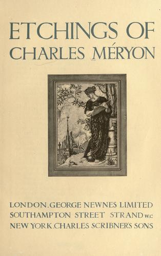 Cover for Etchings.
