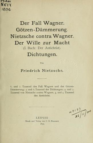 Cover for Werke