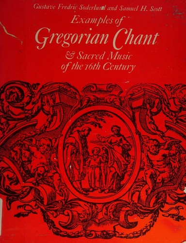 Cover for Examples of Gregorian Chant.