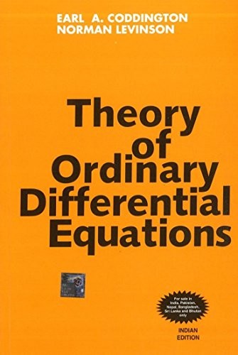 Cover for Theory of ordinary differential equations