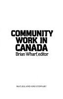 Cover for Community work in Canada