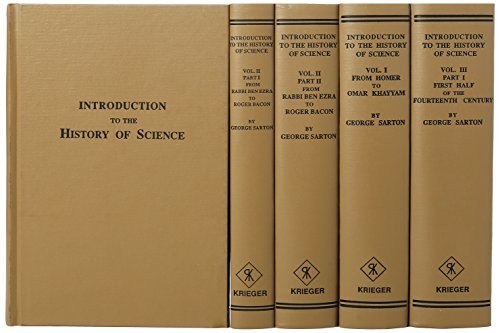 Cover for Introduction to the history of science