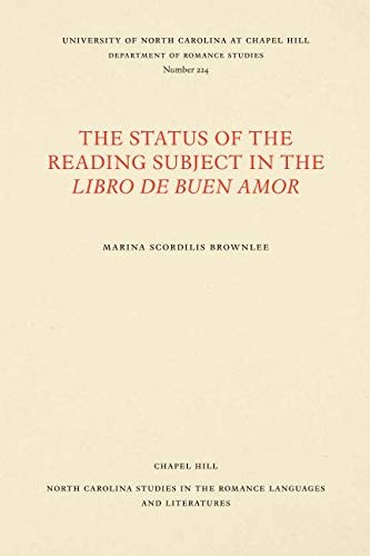 Cover for The status of the reading subject in the Libro de buen amor