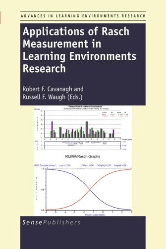 Cover for Applications of Rasch Measurement in Learning Environments Research
