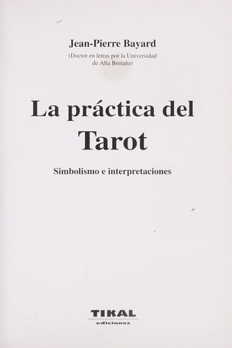 Cover for La práctica del Tarot