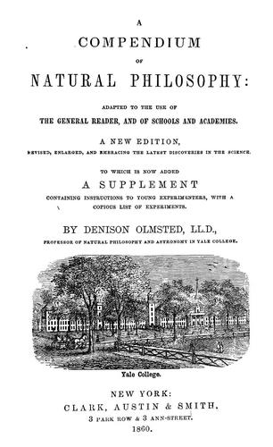 Cover for A compendium of natural philosophy