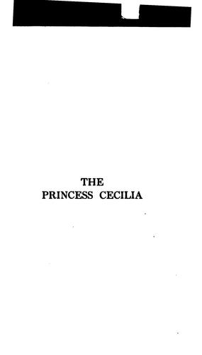Cover for The Princess Cecilia