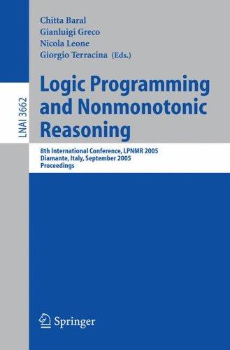 Cover for Logic Programming and Nonmonotonic Reasoning