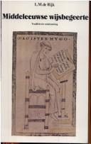 Cover for Middeleeuwse wijsbegeerte