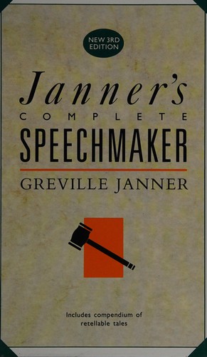 Cover for Janner's Complete Speechmaker