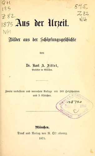Cover for Aus der Urzeit