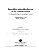 Cover for Second International Conference on the Software Process