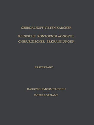 Cover for Klinische Röntgendiagnostik Chirurgischer Erkrankungen