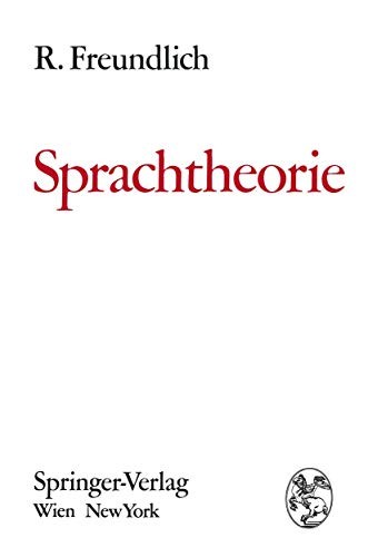 Cover for Sprachtheorie