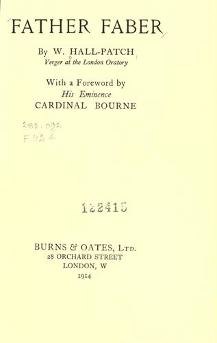 Cover for Father Faber
