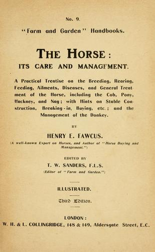 Cover for horse
