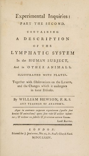 Cover for Experimental inquiries, part the second