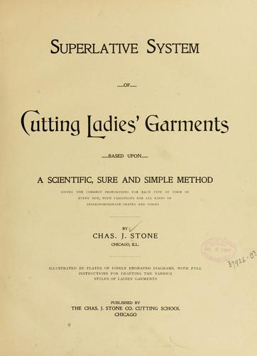Cover for Superlative system of cutting ladies' garments ...