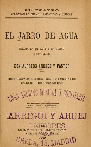 Cover for El jarro de agua