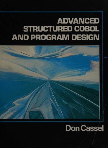 Cover for Advanced structured COBOL and program design