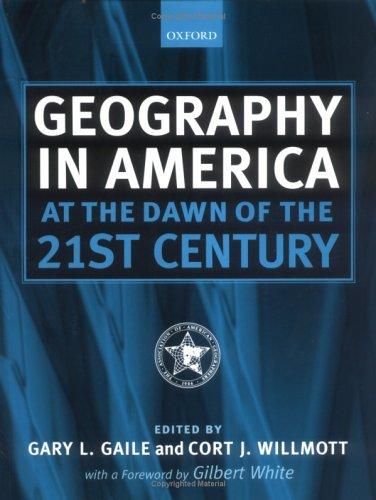 Cover for Geography in America at the Dawn of the 21st Century