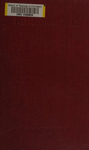 Cover for No more war, and other sermons