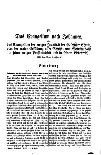 Cover for Das Evangelium nach Johannes: Theologisch-homiletisch