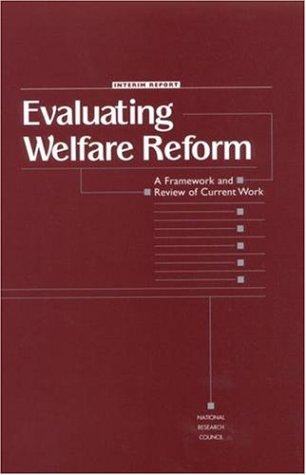 Cover for Evaluating Welfare Reform