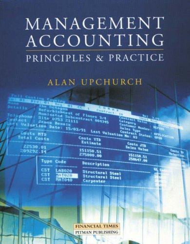 Cover for Management Accounting Principles and Practice