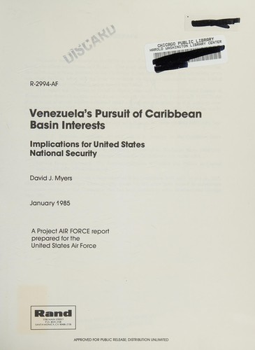 Cover for Venezuela's pursuit of Caribbean Basin interests