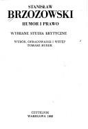 Cover for Humor i prawo