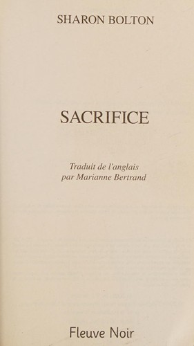 Cover for Sacrifice