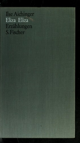 Cover for Eliza, Eliza.