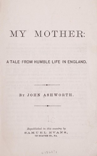 Cover for My mother