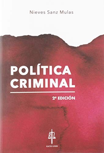 Cover for Política criminal