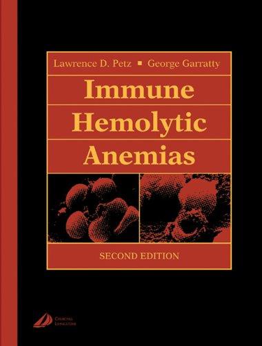 Cover for Immune Hemolytic Anemias