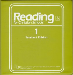 Cover for Reading for Christian Schools