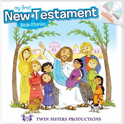 Cover for My First New Testament Bible Stories With CD Audio
            
                My First Bible Stories Board Book and Music CD Set