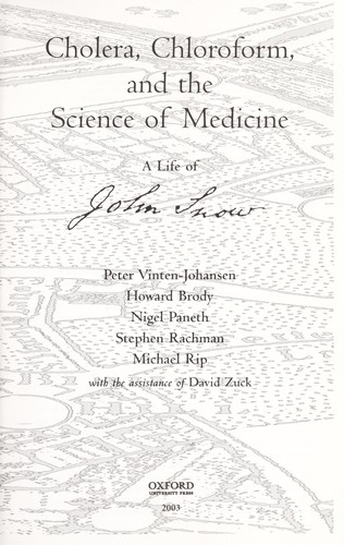 Cover for Cholera, chloroform, and the science of medicine